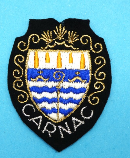 Ecusson brodé ville Carnac