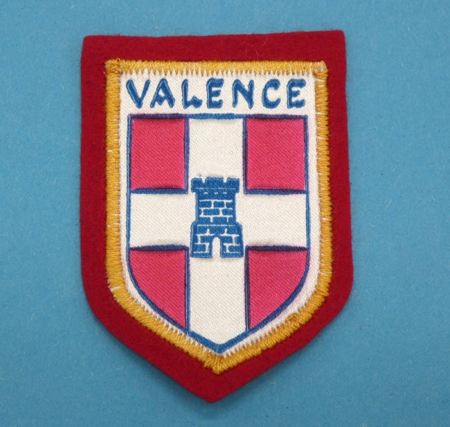 Ecusson brodé ville Valence 