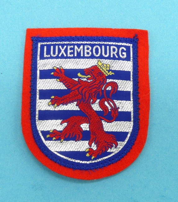Ecusson brodé ville Luxembourg