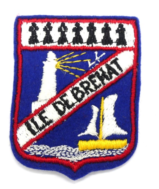 Ecusson brodé Ile de Brehat 