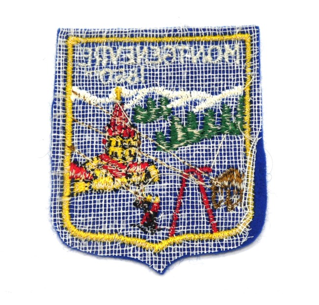 Ecusson brodé MONTGENEVRE 1860 M