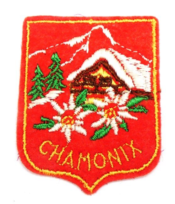 Ecusson brodé ville CHAMONIX 