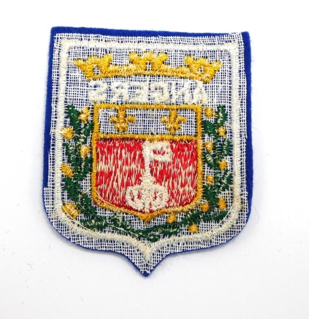 Ecusson brodé ville Angers 