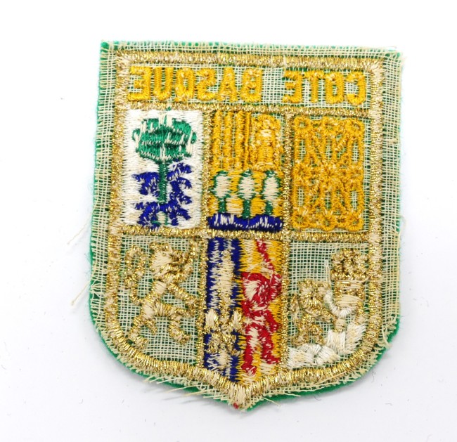 Ecusson brodé COTE BASQUE 