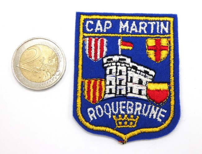 P1070318 Ecusson brodé ville CAP MARTIN ROQUEBRUNE