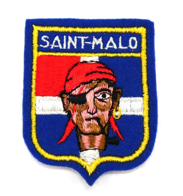 Ecusson brodé ville Saint Malo