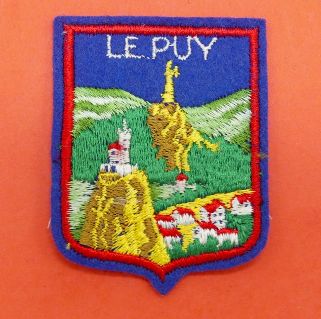 Ecusson brodé ville Le Puy 