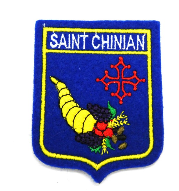 Ecusson brodé ville SAINT - CHINIAN 