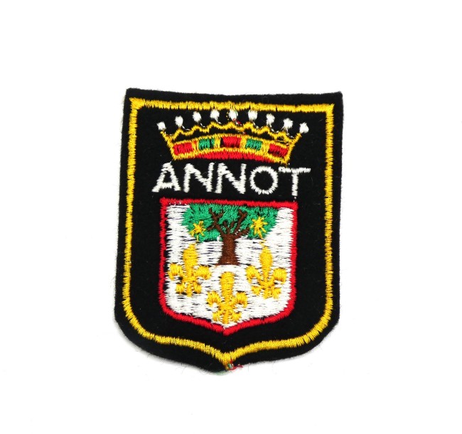 Ecusson brodé ville ANNOT 