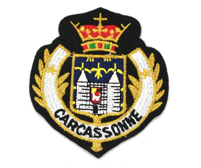 Ecusson brodé ville Carcassonne