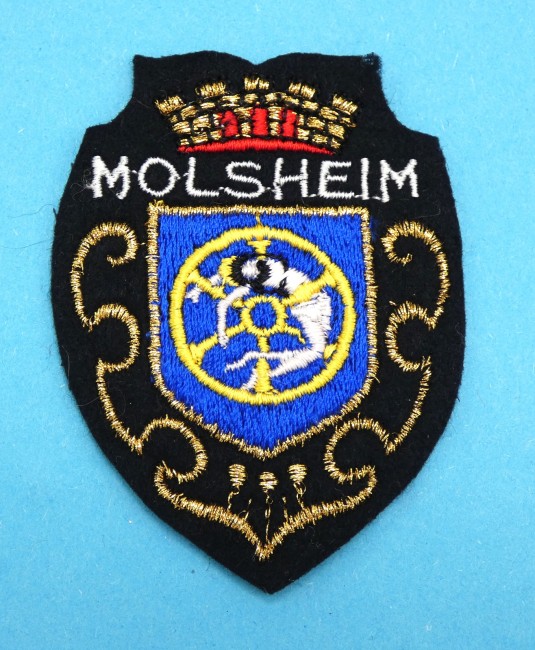 P1030698 Ecusson brodé MOLSHEIM ( occasion )