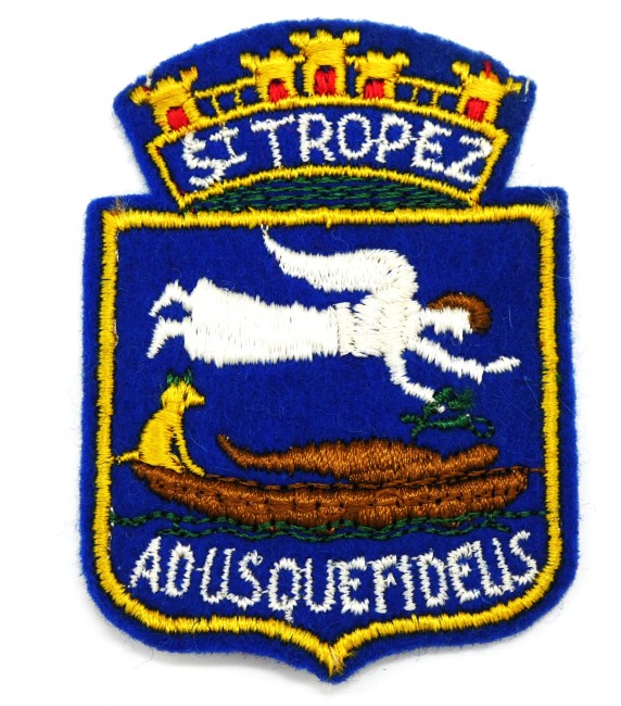 Ecusson brodé ville St TROPEZ 