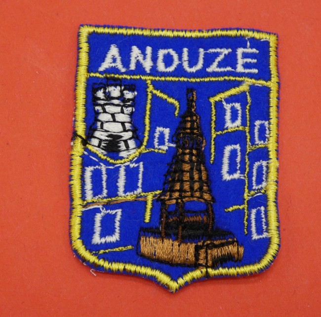 Ecusson brodé ville ANDUZE 
