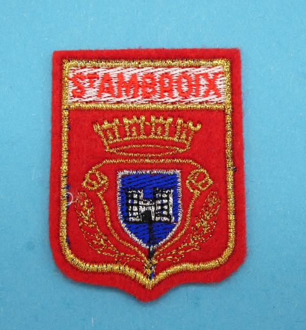 Ecusson brodé ville ST AMBROIX 