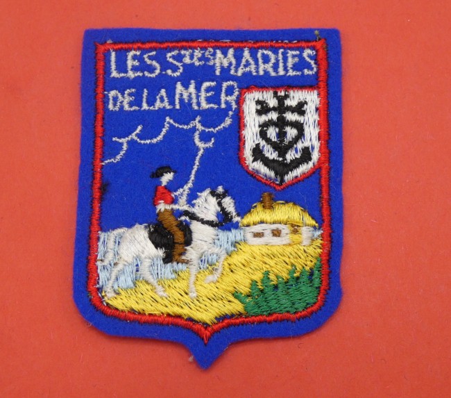 Ecusson brodé Les Saintes Maries de la Mer 