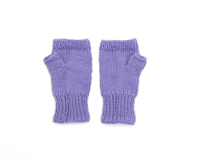 P1030893 Mitaines femme lilas 100% laine merino