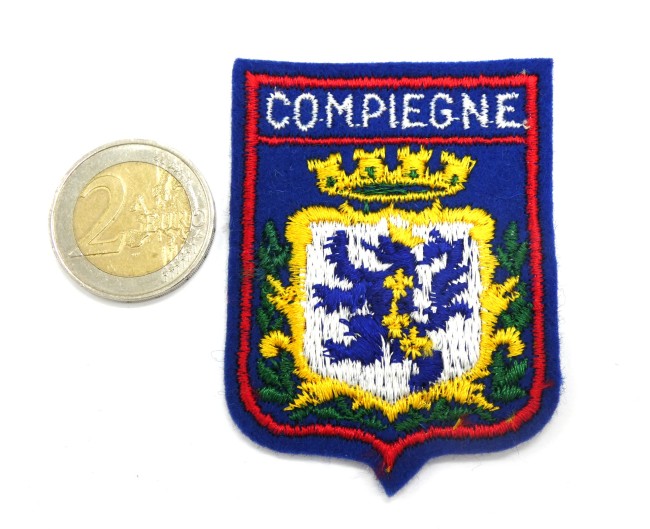 Ecusson brodé ville COMPIEGNE