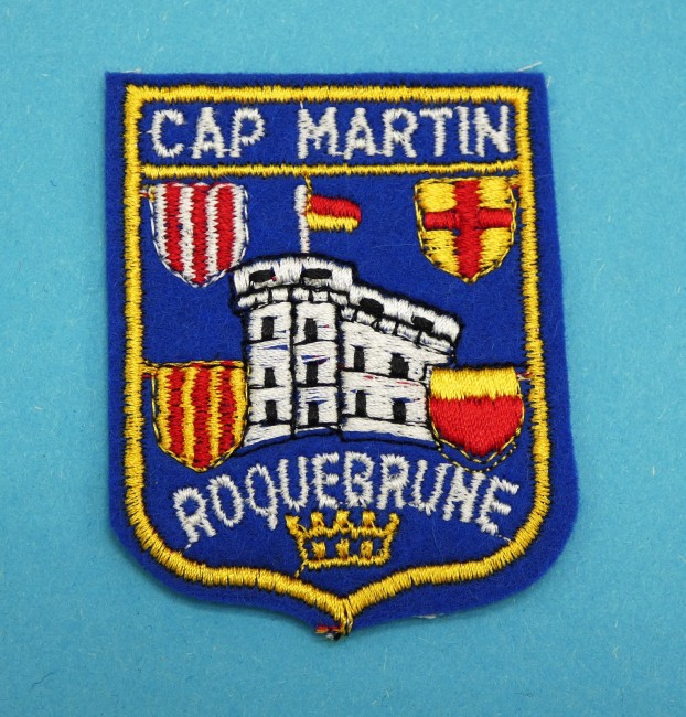 P1070320 Ecusson brodé ville CAP MARTIN ROQUEBRUNE