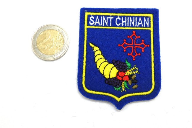 Ecusson brodé ville SAINT - CHINIAN 