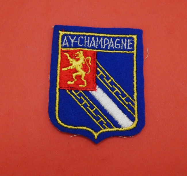 Ecusson brodé ville AY - CHAMPAGNE