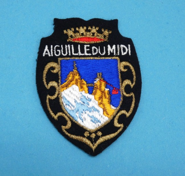 Ecusson meresse brodé aiguille du midi 