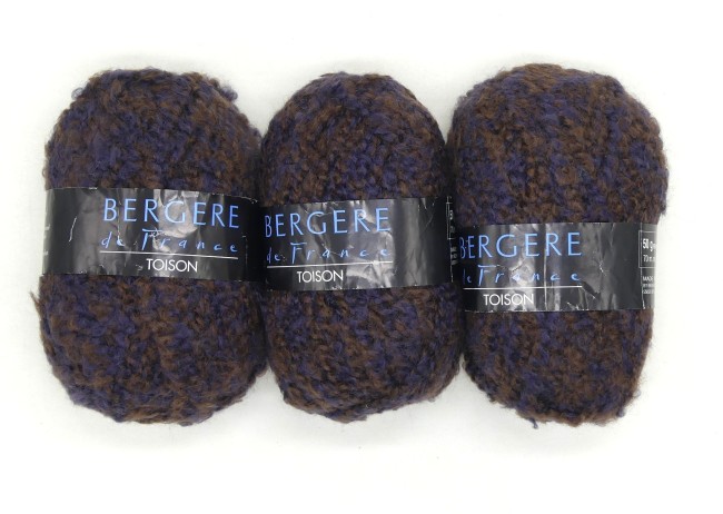 Bergère de france Toison marron / violet