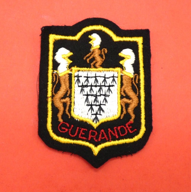 Ecusson brodé ville GUERANDE 