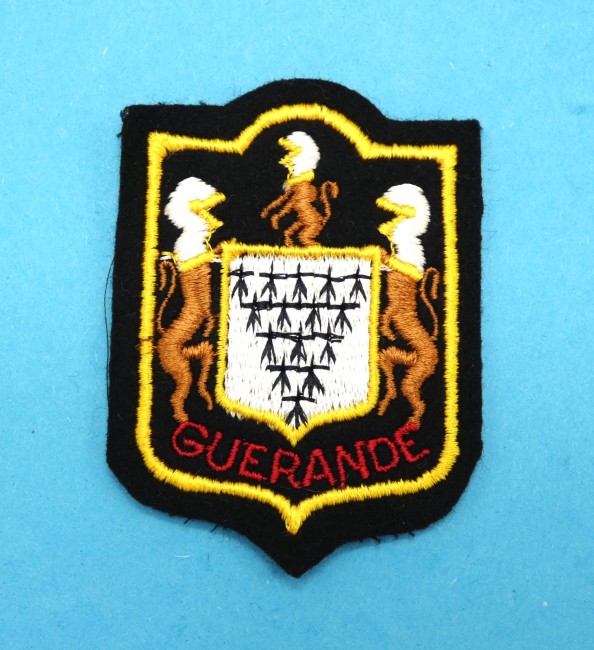 Ecusson brodé ville GUERANDE 