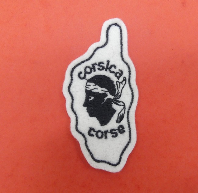 Ecusson patch thermocollant CORSE CORSICA