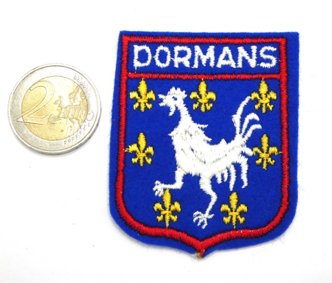 Ecusson brodé ville DORMANS