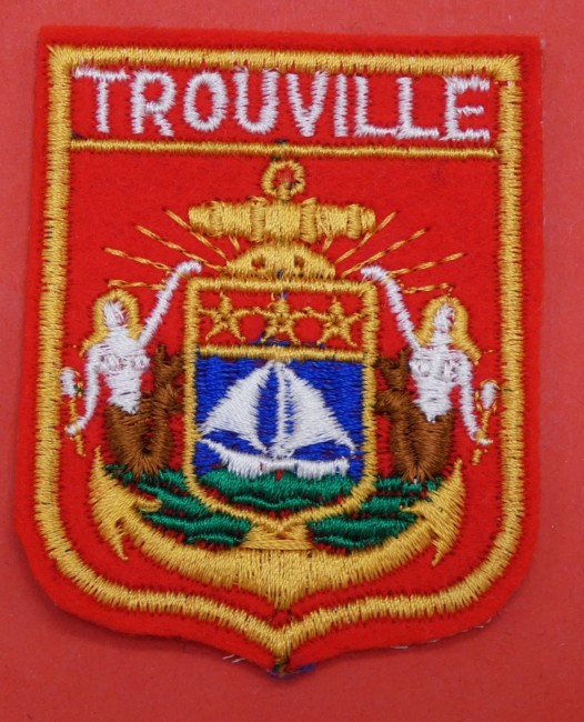 Ecusson brodé ville Trouville 