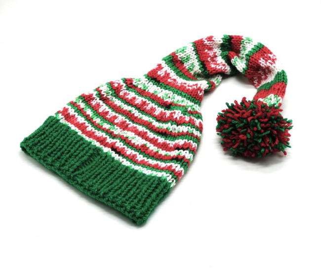 Bonnet lutin de Noël happy christmas