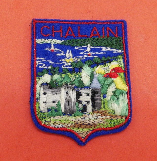 Ecusson brodé ville Chalain 