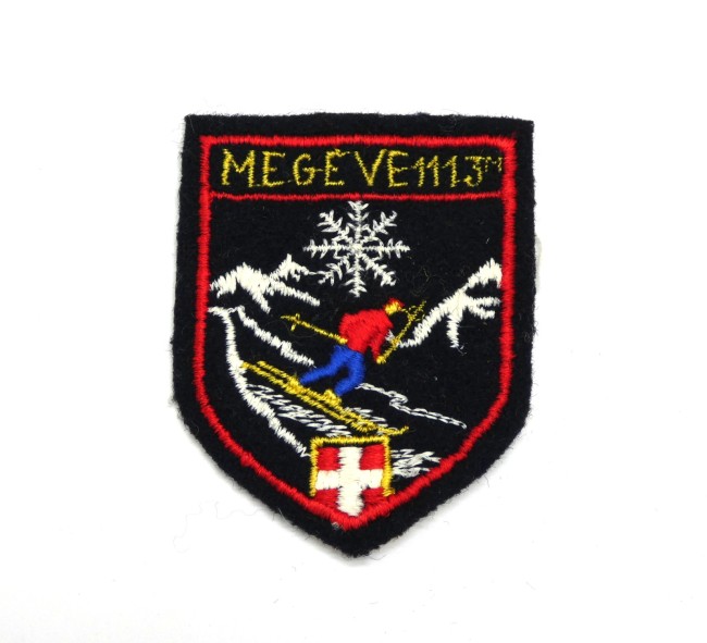 Ecusson brodé ville Megève 1113M 
