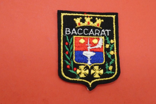 Ecusson brodé ville Baccarat