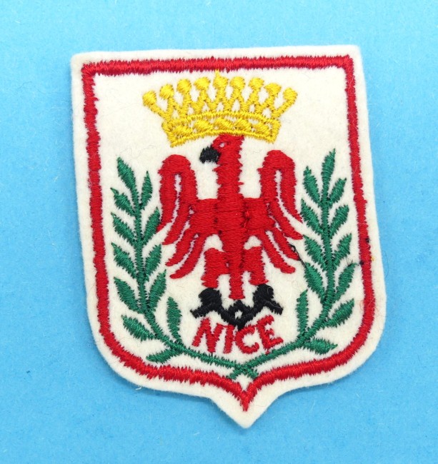 Ecusson aigle royal brodé ville Nice