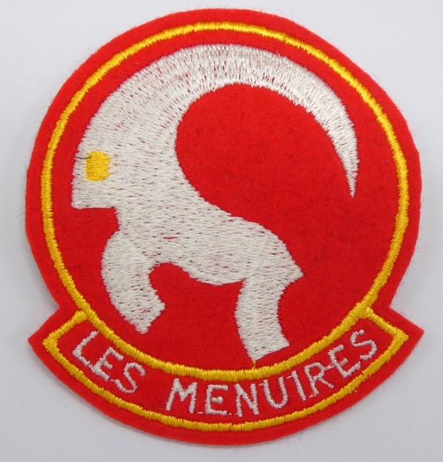 Ecusson brodé Les Menuires motif bouquetin