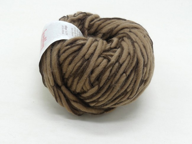 5 pelotes de laine Katia Dual marron 073