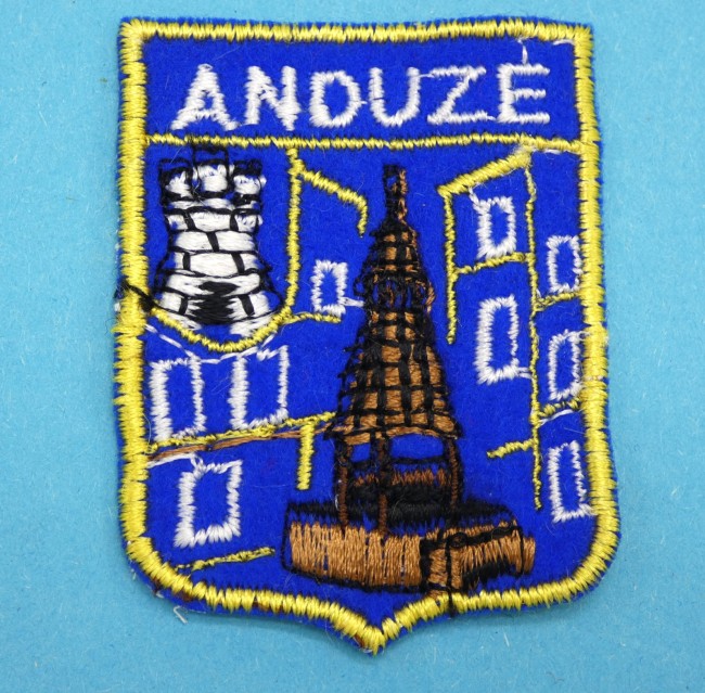 Ecusson brodé ville ANDUZE 