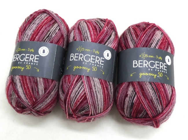 Laine Bergère de France Goomy 50 Imprim rose