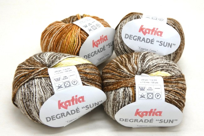 Coton Katia dégradé sun C 117
