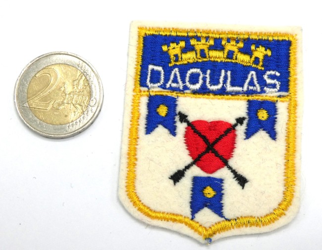 Ecusson brodé ville DAOULAS