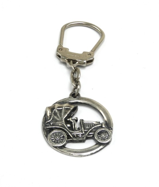 Ancien porte clé métal voiture ancienne - Tacot