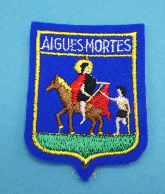 P1090918 Ecusson brodé ville Aigues Mortes