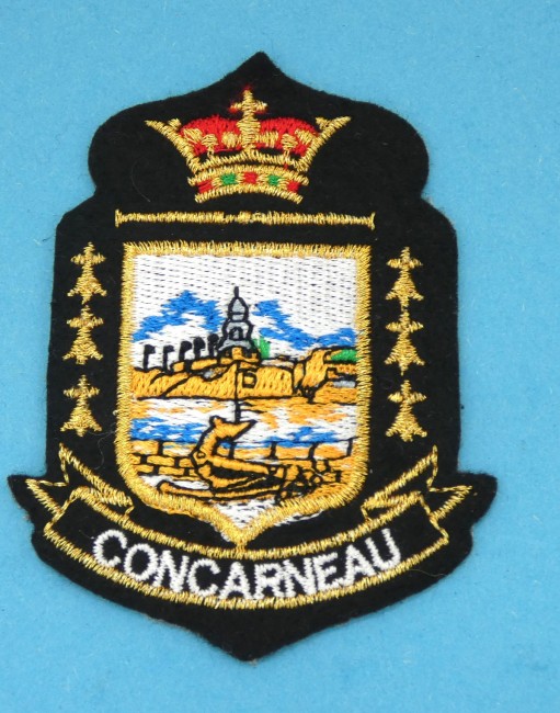 Ecusson patch meresse ville / région Concarneau