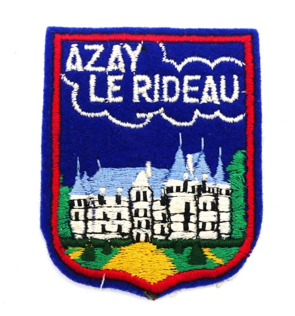 Ecusson brodé ville Azay Le Rideau 