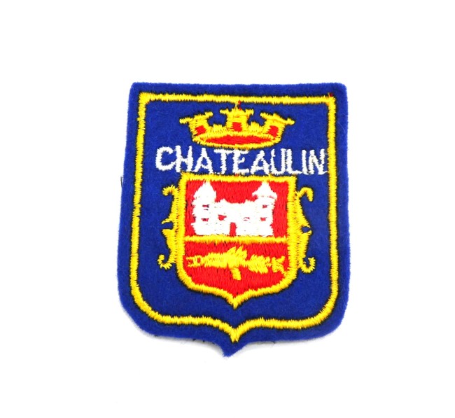 Ecusson brodé ville Chateaulin