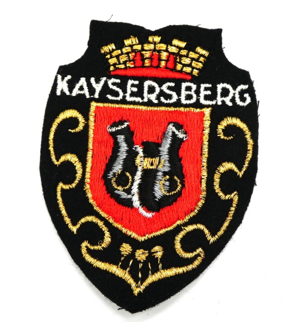 Ecusson  brodé ville KAYSERSBERG