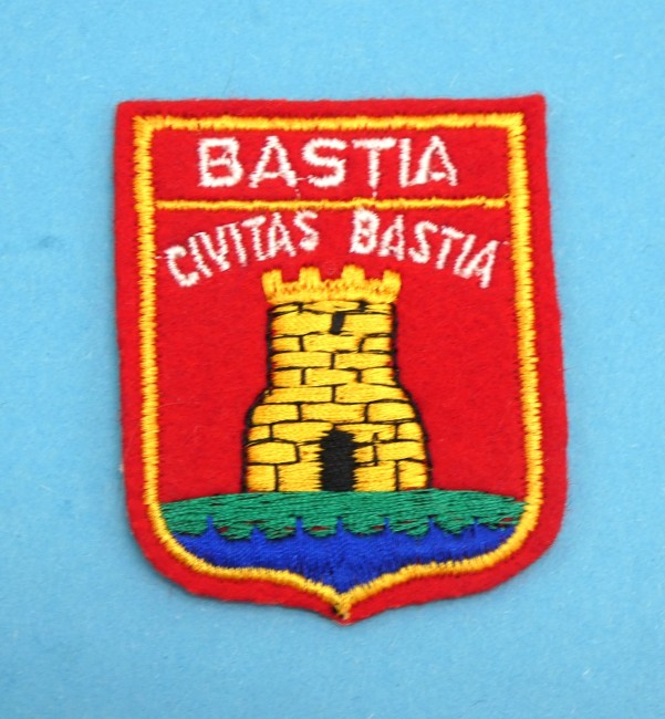 Ecusson brodé Bastia ( Civitas Bastia )