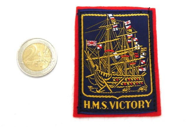 Ecusson brode navire H.M.S Victory 